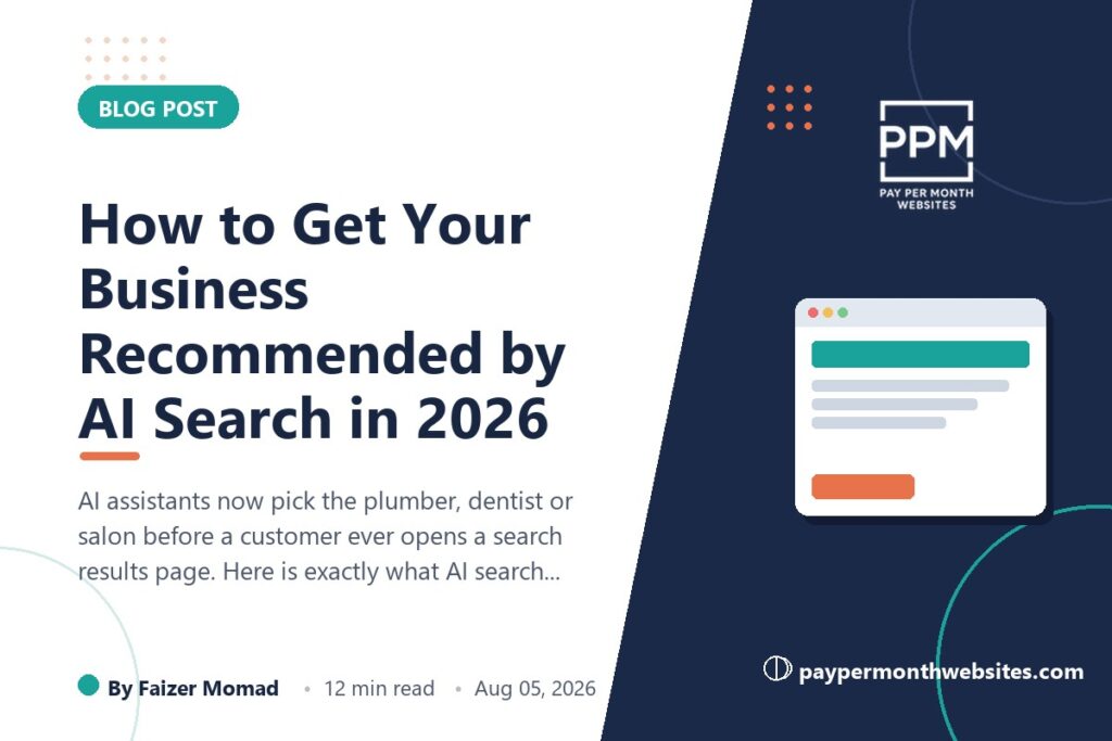 How to Get Your Business Recommended by AI Search in 2026 - Pay Per Month Websites
